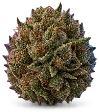 AI-generated illustration of a cannabis flower for the Big Smooth page, not a photo of the strain